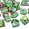 Cucumber & Pickle Theme PVC Plastic Cabochons PL-CBABCB6-02-1
