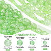 450Pcs 4 Styles Spray Painted Crackle Glass Beads CCG-PA0001-09B-2