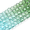 Transparent Glass Beads Strands GLAA-E036-07L-2