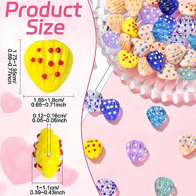 1 Strand Handmade Lampwork Bumpy Beads Strands LAMP-YW0004-10-1