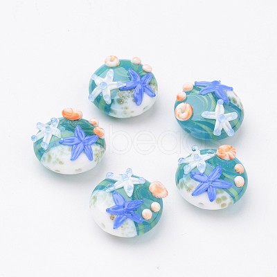 Ocean Style Handmade Lampwork Beads LAMP-J071-02-1