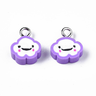 Handmade Polymer Clay Charms LS-CLAY-N006-37B-01E-1