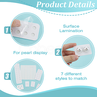 7Pcs 7 Styles Acrylic Bead Design Boards ODIS-BC0001-16-1