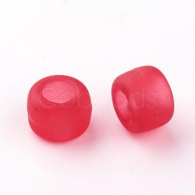 Transparent European Acrylic Beads FACR-S047-M-1