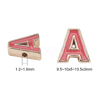Alloy Enamel Slide Charms ENAM-CJ0001-25-1