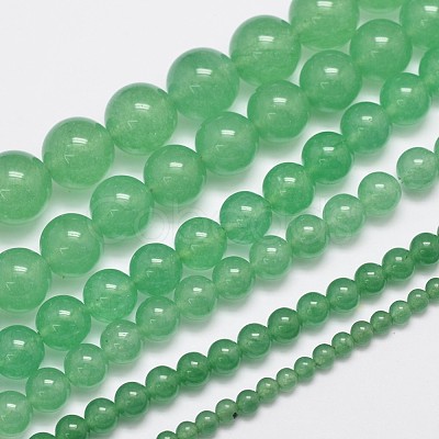 Natural & Dyed Malaysia Jade Bead Strands G-A146-10mm-A04-1