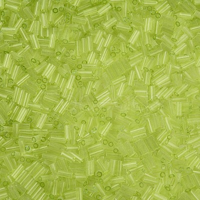 Transparent Glass Bugle Beads SEED-N005-001-C13-1