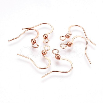 316 Surgical Stainless Steel Earring Hooks X-STAS-P220-13RG-1