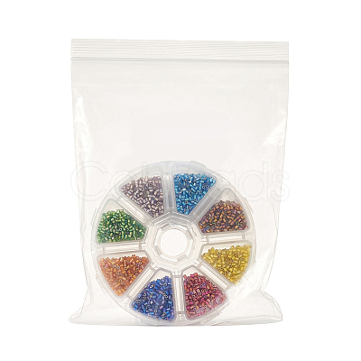 11/0 Two Cut Round Hole Glass Seed Beads SEED-YS0001-01-1