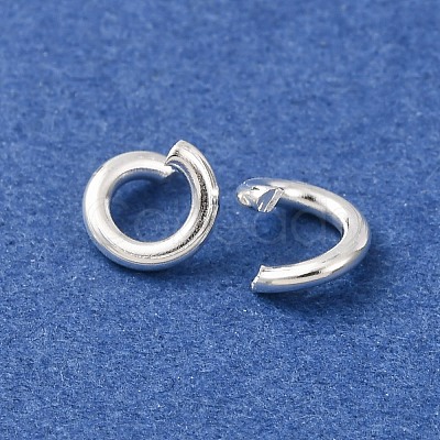 Brass Open Jump Rings KK-G604-08S-10-1