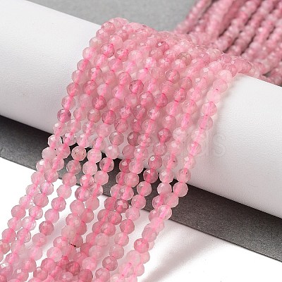 Natural Madagascar Rose Quartz Beads Strands X-G-B088-C09-03-1