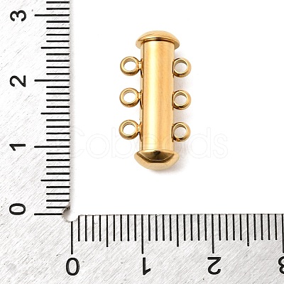 304 Stainless Steel Slide Lock Clasps STAS-F350-05B-G-1