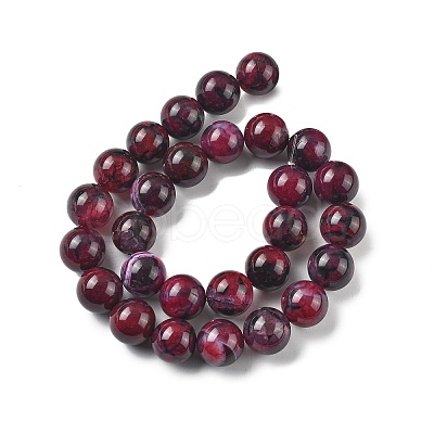 Natural Multi-Color Agate Beads Strands G-A261-B02-14mm-1