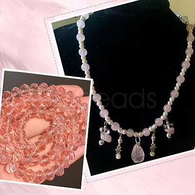 Imitation Jade Glass Beads Strands EGLA-SP0001-05A-1