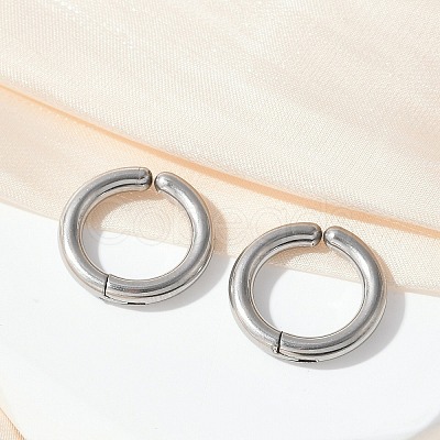201 Stainless Steel Cuff Earring EJEW-C131-01B-P-1