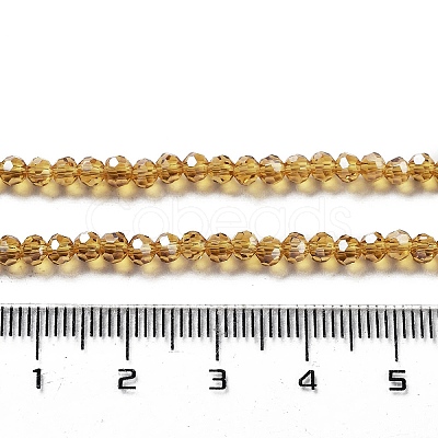 Electroplate Transparent Glass Beads Strands LS-EGLA-A035-T3mm-A04-1