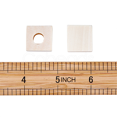Unfinished Wood Beads WOOD-TA0001-05-LF-1
