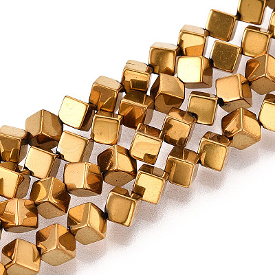 Electroplated Synthetic Non-magnetic Hematite Beads Strands G-T139-62B-1