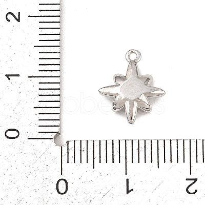Brass Micro Pave Clear Cubic Zirconia Charms KK-G544-07P-03-1