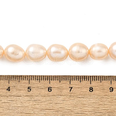 Natural Cultured Freshwater Pearl Beads Strands PEAR-I007-01F-07B-1