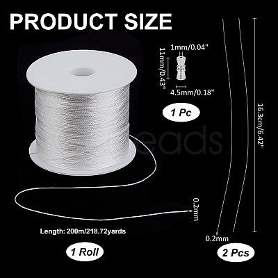 Polyester Thread TOOL-WH0159-56-1