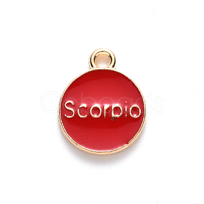 Alloy Enamel Pendants LS-ENAM-S124-01B-07L-1