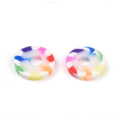 Handmade Polymer Clay Beads CLAY-N012-01G-1