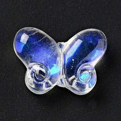 Transparent Glass Beads GLAA-F116-01D-1