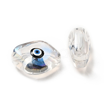 Transparent Glass Beads GLAA-F121-01J-1