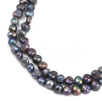 Natural Cultured Freshwater Pearl Beads Strands PEAR-P064-19G-01F-1