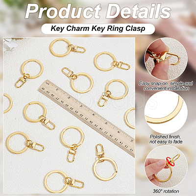 20Pcs Alloy Swivel Clasps FIND-PH0024-64-1