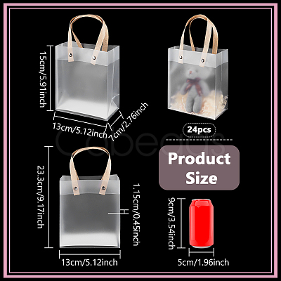 Plastic Packaging Gift Tote Bags ABAG-WH0046-48C-1