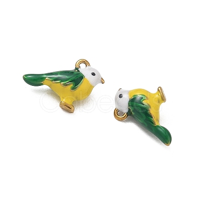 304 Stainless Steel Enamel Pendants SA-CBAD067-36G-01-1
