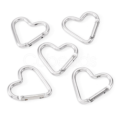 5Pcs Zinc Alloy Spring Gate Rings FIND-TA0009-73O-1