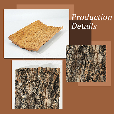 Wood Tree Rind Decoration AJEW-WH20064-07B-1