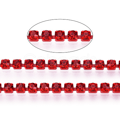 Electrophoresis Iron Rhinestone Strass Chains CHC-Q009-SS8.5-B07-1