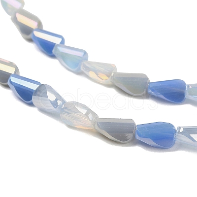 Electroplate Glass Beads Strands EGLA-P065-01A-05-1