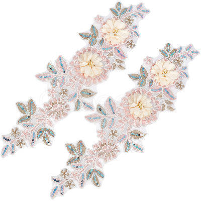 Polyester Embroidery Sew on Appliques DIY-WH20010-38A-02-1