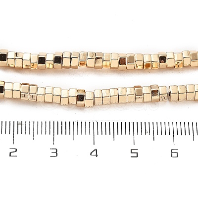 Electroplated Synthetic Non-magnetic Hematite Beads Strands G-M095-G01-02KCG-1