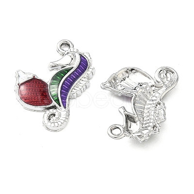 Alloy Enamel Pendants FIND-C087-07P-1