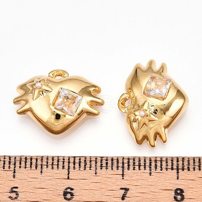 304 Stainless Steel Rhinestone Pendants STAS-T064-53-1
