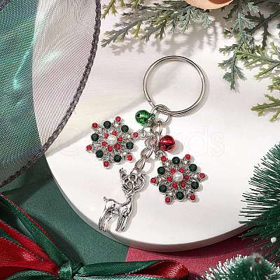 Alloy with Cubic Zirconia Keychain KEYC-JKC00865-1