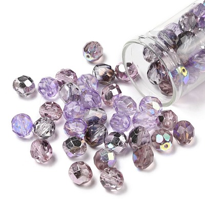 Fire-Polished Czech Glass Beads LAMP-O017-151-V1M8-1