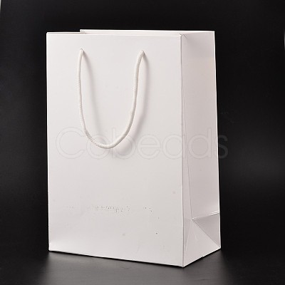 Rectangle Cardboard Paper Bags AJEW-L050B-01-1