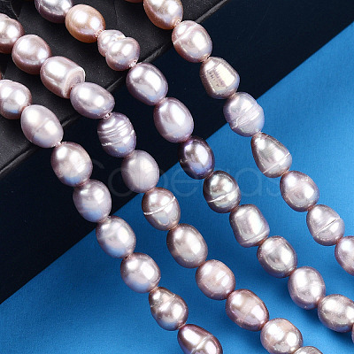 Natural Cultured Freshwater Pearl Beads Strands X1-PEAR-N012-04O-1