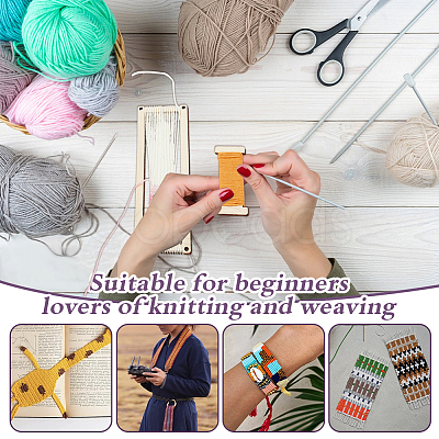 Wood Yarn Knitting Loom for Beginner DIY-GA0007-36-1