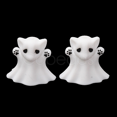 Halloween Silicone Focal Beads SL-CBADC51-04-1