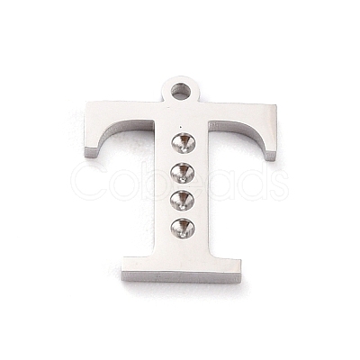Non-Tarnish 304 Stainless Steel Pendant Rhinestone Settings STAS-F267-09T-P-1