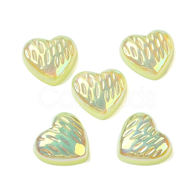 UV Plating Acrylic Cabochons OACR-H121-02B-1