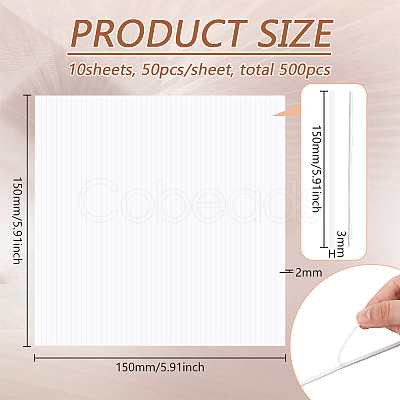 Plastic Double Sided Adhesive Tape AJEW-WH0348-292C-1